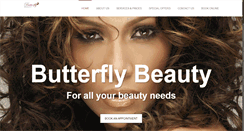 Desktop Screenshot of butterflybeautysalon.com